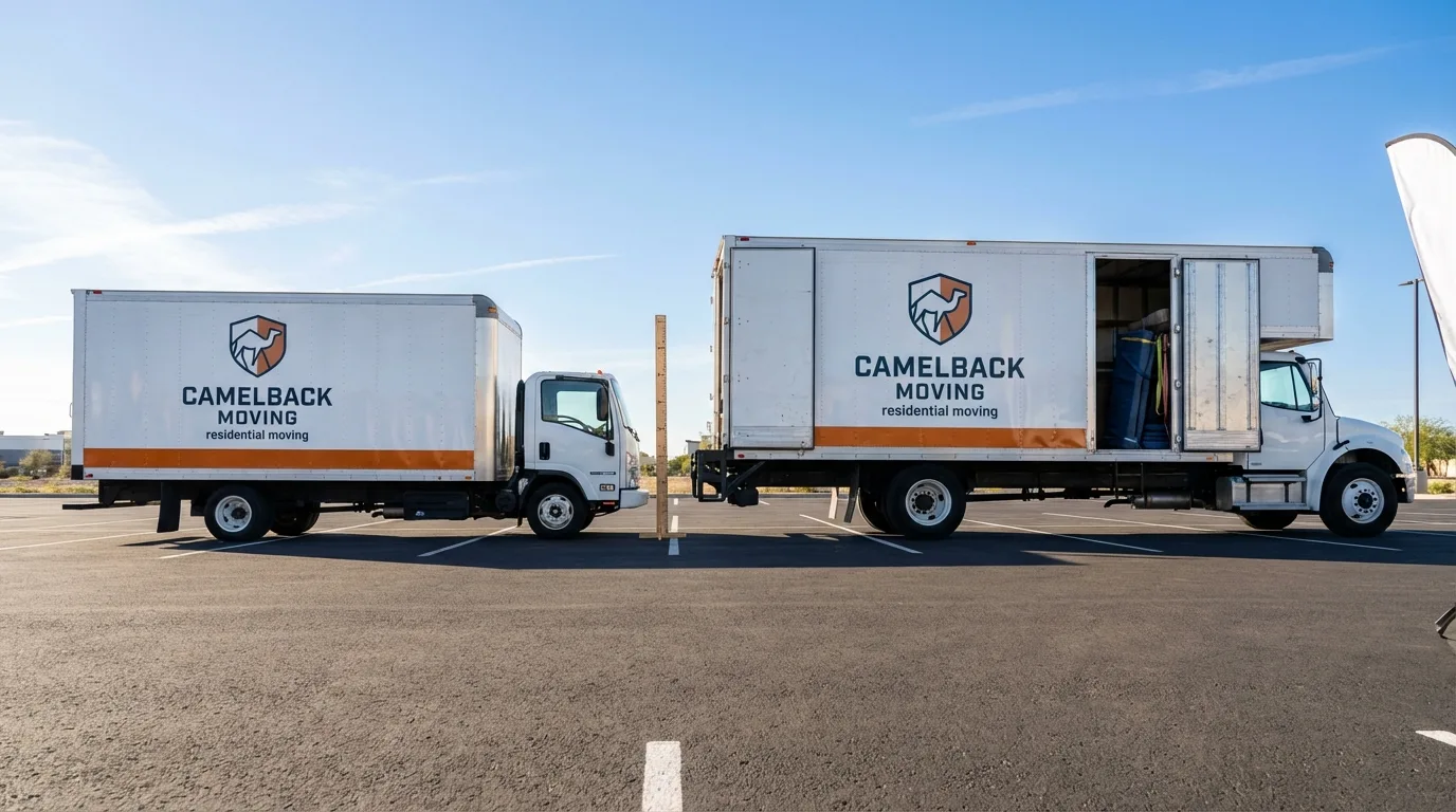 Moving truck size capacity guide in San Benito